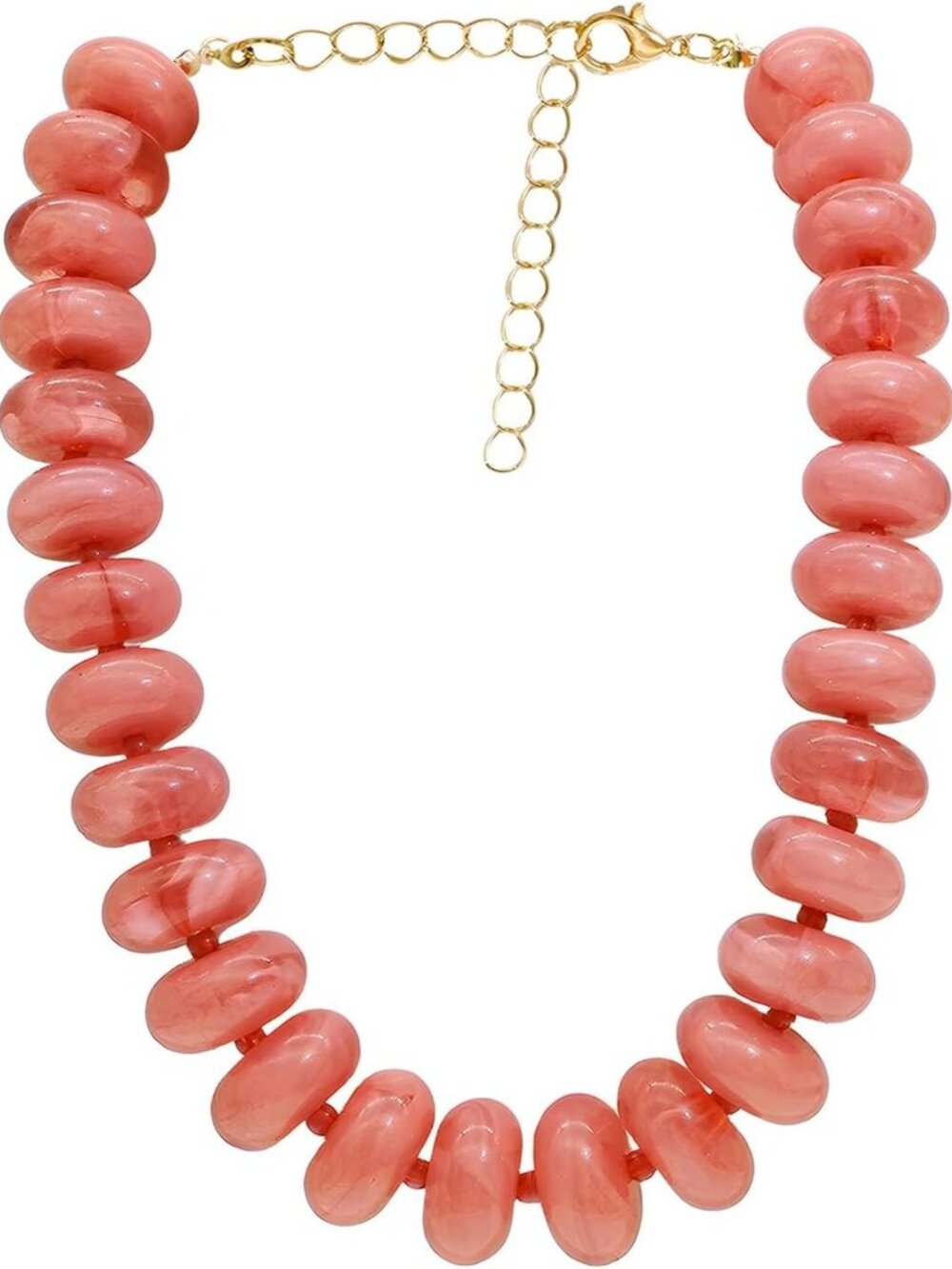 Trendy Chunky Beaded Choker Necklace for Women - Bold Boho Statement Jewelry